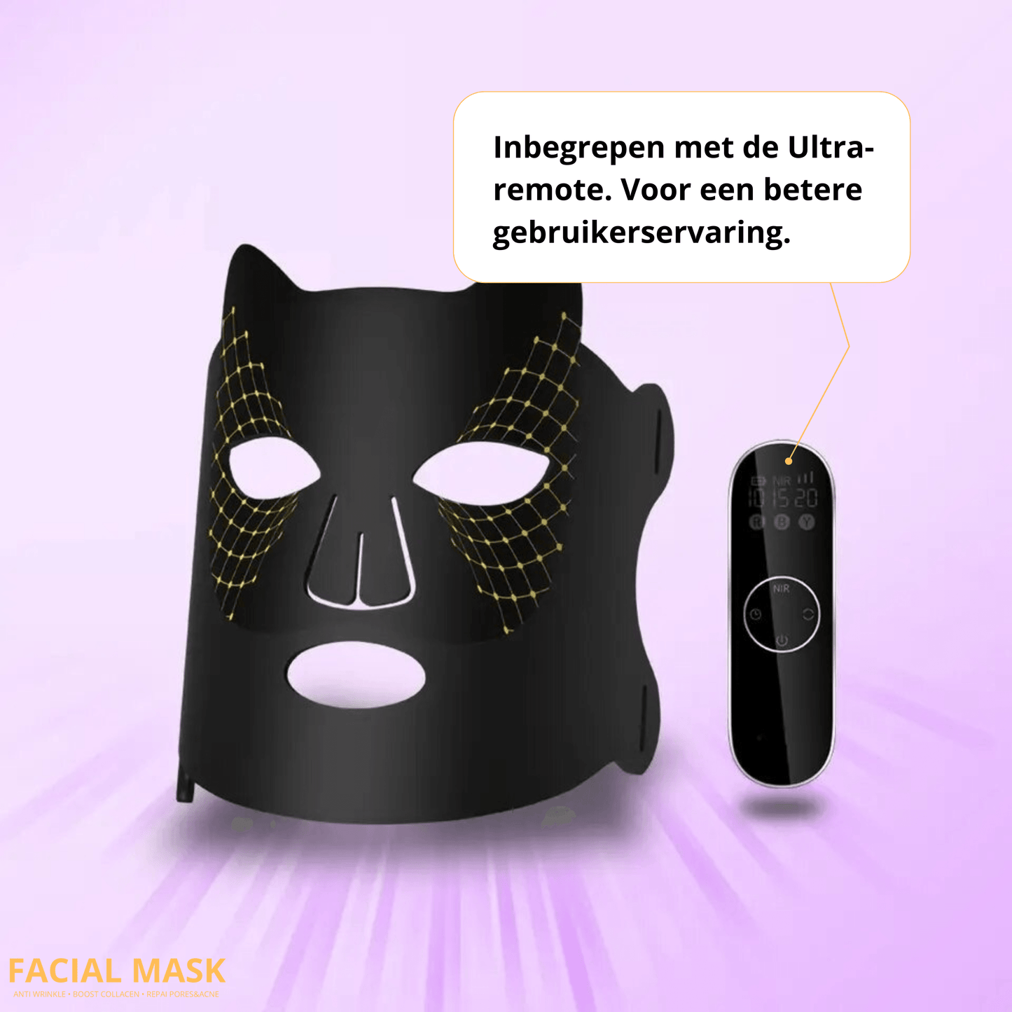 Facialmask™ Pro LED Lichttherapie Masker - Facialmask™