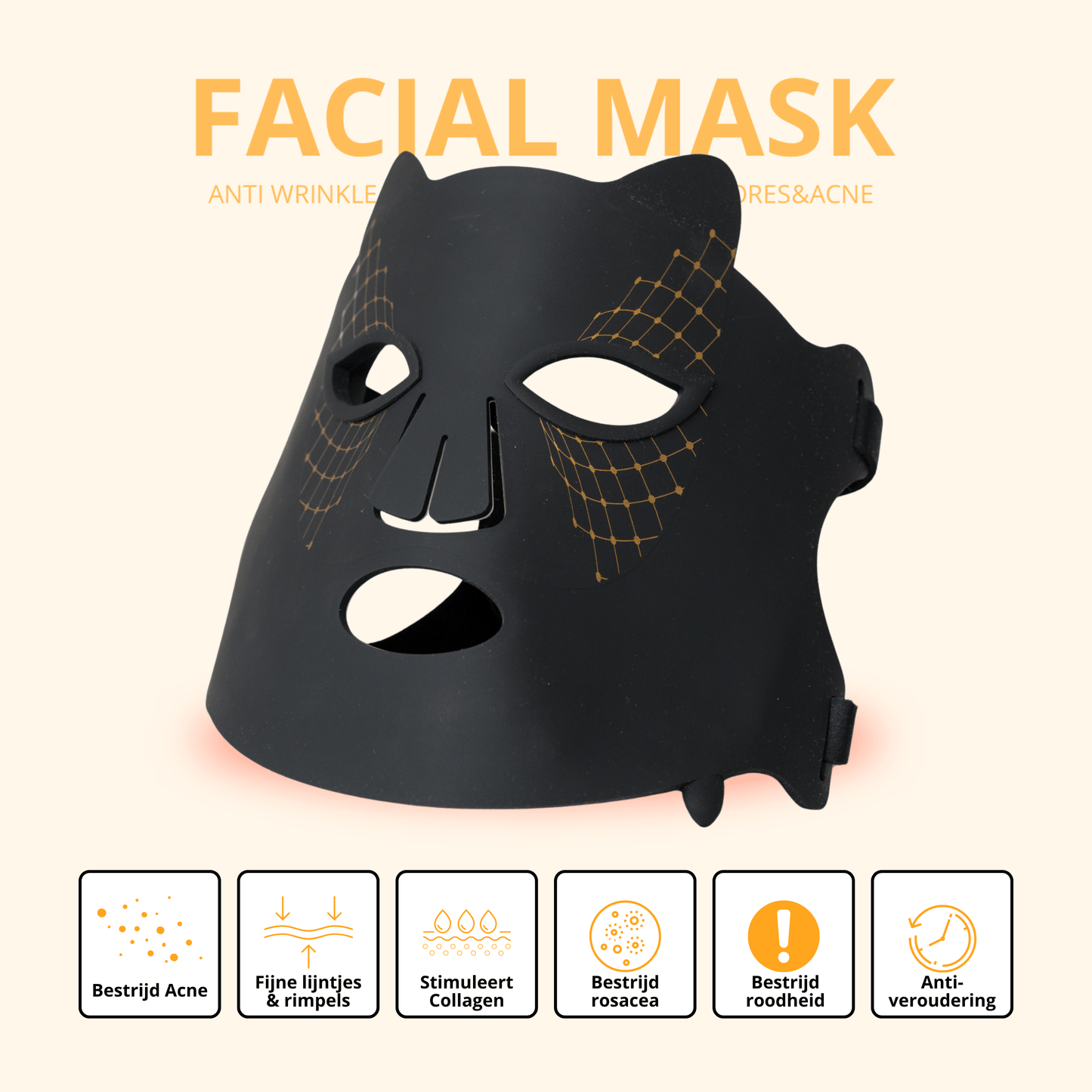 Facialmask™ Pro LED Lichttherapie Masker - Facialmask™